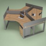 Rock 3 Person Workstation