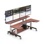 Telehealth ICU Dual-Tier Ergo Workstation: The Ultimate Adjustable Standing Workstations