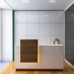 Pamela Reception Desk – 130 Color Options Available