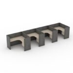 Ginerva Workstation Desk with 130 Color Finishes - Image 6