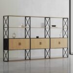 Cube Executive Display Cabinet (Black Leg)
