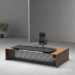 Mars Executive Desk (Black Leg)