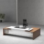 Mars Executive Desk (White Leg)