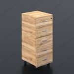 5 drawers Mobile Pedestal - Image 2