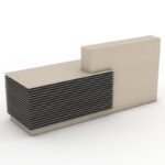 Ridoardo Reception Table With Wooden 3 Drawer