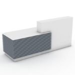 Ridoardo Reception Table With Wooden 3 Drawer - Image 6