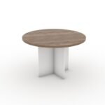 Eno Round Meeting Table With Customizable Colors - Image 5