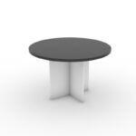 Eno Round Meeting Table With Customizable Colors - Image 3