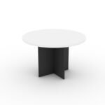 Eno Round Meeting Table With Customizable Colors - Image 4