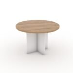 Eno Round Meeting Table With Customizable Colors