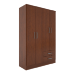 Full Height Cabinet With Wooden Door & 2 Drawers with Color Options
