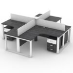 Gaia Workstation Desk with Custom Colors and Warranty - Image 2