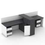 Edward Workstation Desk – Durable and Affordable Office Desk - Image 2