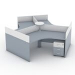 Mattia Workstation Table with Modern Design and Warranty - Image 4