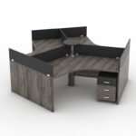 Mattia Workstation Table with Modern Design and Warranty - Image 5