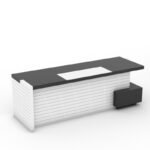 Alice Executive Table: Premium L-Shape Office Desk with Customization Options - Image 3