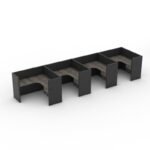 Ginerva Workstation Desk with 130 Color Finishes - Image 3