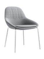 CH-01 Grey Fabric Chrome Base - Image 5