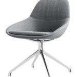 CH-02 Grey Fabric Chrome Base