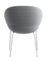 CH-04 Grey Fabric Chrome Base - Image 2