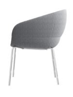 CH-04 Grey Fabric Chrome Base - Image 5