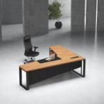 Zig Executive Desk (Black Leg)