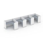 Ginerva Workstation Desk with 130 Color Finishes - Image 2