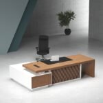 Lux Executive Desk (White Leg)