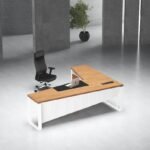 Zig Executive Desk (White Leg)