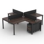 Miriam Workstation Table – Durable 5-Year Warranty & Free UAE Delivery