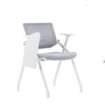 HY-130C White Frame Grey Mesh Grey Fabirc