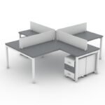 Miriam Workstation Table – Durable 5-Year Warranty & Free UAE Delivery - Image 2