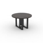 Modern Barby Round Meeting Table with EGGER® Board