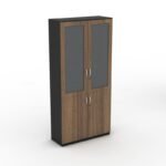 Full Height 1+2 Glass Door Cabinet with 5-Year Warranty
