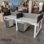 Premium 4-Person Workstation Desk – Custom Designs with EGGER® Boards