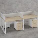 Aby 4 Person Office Workstation