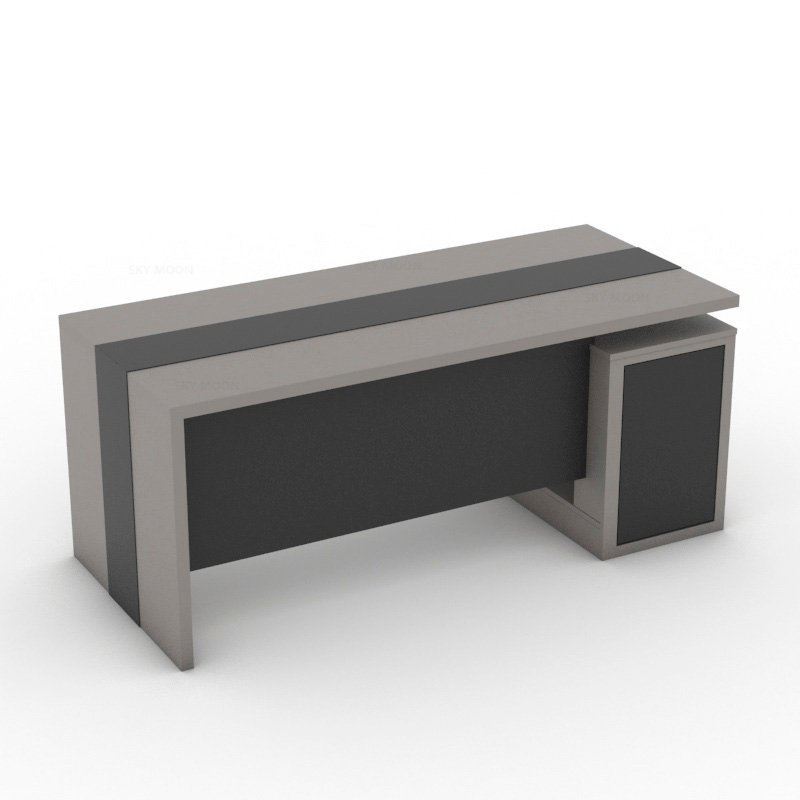 5-23-1.jpg Ashley Executive Desk - Image 1