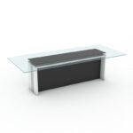 Top Glass Meeting table - Image 5