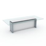 Top Glass Meeting table - Image 6