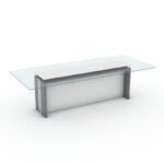 Top Glass Meeting table - Image 9