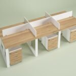 Aby 6 Person Office Workstation