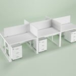 Domino 6 Person Workstation Desk