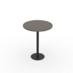 Konan Round Meeting Table with Cable Grommets