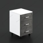 3 Drawer with Mobile Pedestal - Image 2