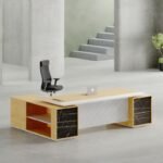 CEO Executive Desk (White Leg)