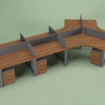 Ark 7 Person Office Workstation