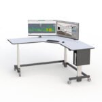 Adjustable Height L-Shaped Architect Desk