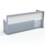 Pura Reception table With Round Cable Grommets  - Image 6