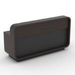 Lucatra Reception Desk with Lock Mobile Pedestal - Image 3