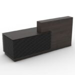 Ridoardo Reception Table With Wooden 3 Drawer - Image 3